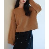 ドロップショルダーニットプルオーバー | SAISON DE PAPILLON | 詳細画像17