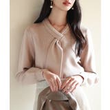 リボンハイゲージ編みニットプルオーバー | SAISON DE PAPILLON  | 詳細画像15 