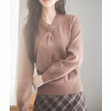 リボンハイゲージ編みニットプルオーバー | SAISON DE PAPILLON  | 詳細画像27 