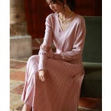 マトンスリーブカシュクールニットワンピース | SAISON DE PAPILLON  | 詳細画像7 