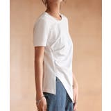 デザインスリットTシャツカットソー | SAISON DE PAPILLON  | 詳細画像14 