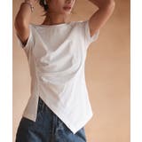 デザインスリットTシャツカットソー | SAISON DE PAPILLON  | 詳細画像18 