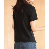 デザインスリットTシャツカットソー | SAISON DE PAPILLON  | 詳細画像4 