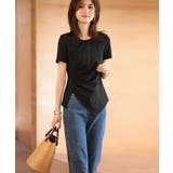 デザインスリットTシャツカットソー | SAISON DE PAPILLON  | 詳細画像5 