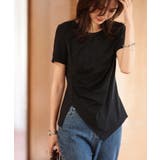 デザインスリットTシャツカットソー | SAISON DE PAPILLON  | 詳細画像6 