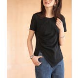 デザインスリットTシャツカットソー | SAISON DE PAPILLON  | 詳細画像7 