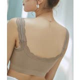 レースリブナイトブラトップ ノンワイヤーブラキャミ | SEU | 詳細画像14 