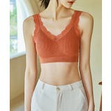 レースリブナイトブラトップ ノンワイヤーブラキャミ | SEU | 詳細画像21 