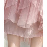 Aラインロングランダムチュールスカート ハイウエスト ゆったり | SEU | 詳細画像24