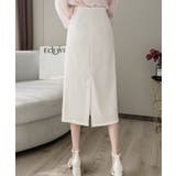 Iラインミモレ丈タイトスカート 韓国ファッション 王道シンプルデザイン | SEU | 詳細画像6 