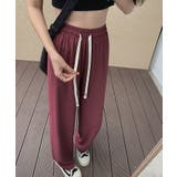 ワイドパンツ セミワイドパンツ シワなりにくい | SEU | 詳細画像40