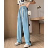 ワイドパンツ セミワイドパンツ シワなりにくい | SEU | 詳細画像28