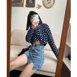サイドスリットデニムミニスカートパンツ スカート風 デニムショートパンツ | SEU | 詳細画像35
