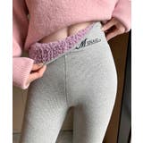 グレー | 超暖裏起毛レギンス 裏ボア タイツ | SEU