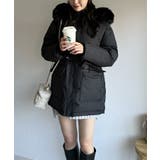 ファー付きショートコート エコファーコート 中綿コート | SEU | 詳細画像5 