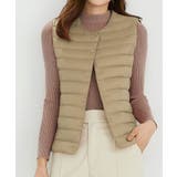 Vネックにもできるダウンベスト インナーベスト ダウンアウター | SEU | 詳細画像19