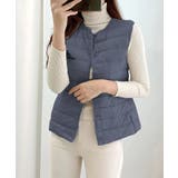 Vネックにもできるダウンベスト インナーベスト ダウンアウター | SEU | 詳細画像25