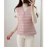 Vネックにもできるダウンベスト インナーベスト ダウンアウター | SEU | 詳細画像23