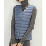 Vネックにもできるダウンベスト インナーベスト ダウンアウター | SEU | 詳細画像14