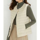 Vネックにもできるダウンベスト インナーベスト ダウンアウター | SEU | 詳細画像10