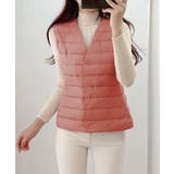 Vネックにもできるダウンベスト インナーベスト ダウンアウター | SEU | 詳細画像16