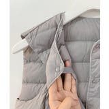 Vネックにもできるダウンベスト インナーベスト ダウンアウター | SEU | 詳細画像33