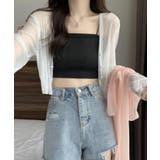 パール装飾ボタンショート丈シアーカーディガン【SHOPLIST限定 新作 春 | SEU | 詳細画像10 