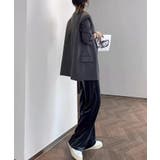 ベロアワイドパンツ【SHOPLIST限定 新作 春 秋 冬】 | SEU | 詳細画像8