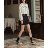 ピーターパン襟 配色ライン ゆったり袖 | SEU | 詳細画像12 