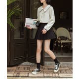 ピーターパン襟 配色ライン ゆったり袖 | SEU | 詳細画像14 