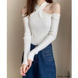 ホルターネック肩出しニットトップス | SEU | 詳細画像12