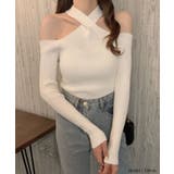 ホルターネック肩出しニットトップス | SEU | 詳細画像8