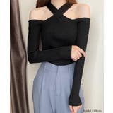 ホルターネック肩出しニットトップス | SEU | 詳細画像21