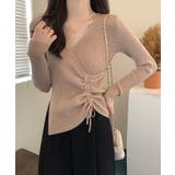 サイドドロストリブニットトップス【SHOPLIST限定 新作 春 秋 冬】 | SEU | 詳細画像23 