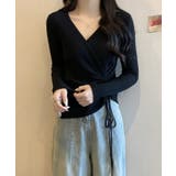 サイドドロストリブニットトップス【SHOPLIST限定 新作 春 秋 冬】 | SEU | 詳細画像10 