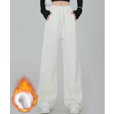 ホワイト | 【裏起毛】2wayスウェットパンツ【SHOPLIST限定 新作 春 秋 冬】 | SEU