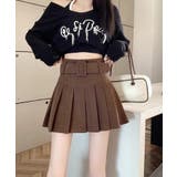 ベルト付きプリーツミニスカート【SHOPLIST限定 新作 春 夏 秋 冬】 | SEU | 詳細画像15