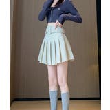 ベルト付きプリーツミニスカート【SHOPLIST限定 新作 春 夏 秋 冬】 | SEU | 詳細画像8