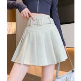 ベルト付きプリーツミニスカート【SHOPLIST限定 新作 春 夏 秋 冬】 | SEU | 詳細画像3