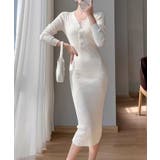 リブニットタイトワンピース【SHOPLIST限定 新作 春 秋 冬】 | SEU | 詳細画像5 