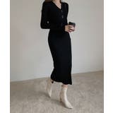 リブニットタイトワンピース【SHOPLIST限定 新作 春 秋 冬】 | SEU | 詳細画像27 