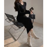 リブニットタイトワンピース【SHOPLIST限定 新作 春 秋 冬】 | SEU | 詳細画像30 