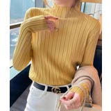 12色選べるシンプルリブニットトップス | SEU | 詳細画像24