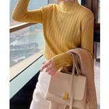 12色選べるシンプルリブニットトップス | SEU | 詳細画像27