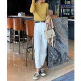 12色選べるシンプルリブニットトップス | SEU | 詳細画像30