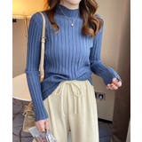 12色選べるシンプルリブニットトップス | SEU | 詳細画像16