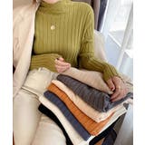 12色選べるシンプルリブニットトップス | SEU | 詳細画像33