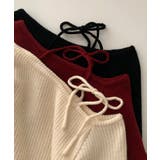 ショルダーリボンニット オフショルダー ニットトップス | SEU | 詳細画像29