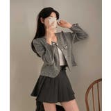 ツイードノーカラージャケット【SHOPLIST限定 新作 春 秋 冬】 | SEU | 詳細画像12 