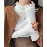 フリル襟ハイネックニットトップス【SHOPLIST限定 新作 春 秋 冬】 | SEU | 詳細画像12